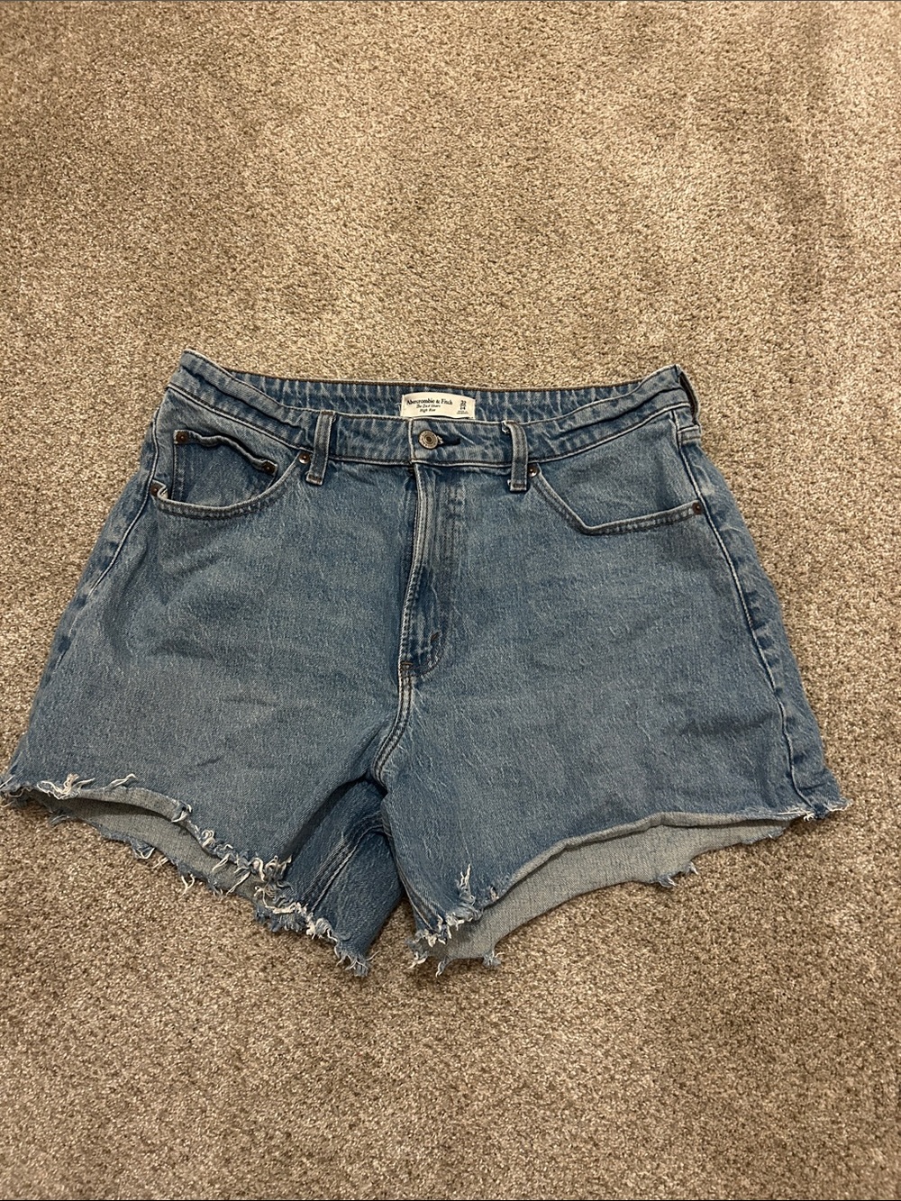 Abercrombie Curve Love High Rise Dad Short